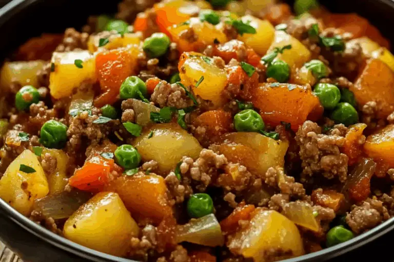 Cozy Crockpot Hamburger Hash