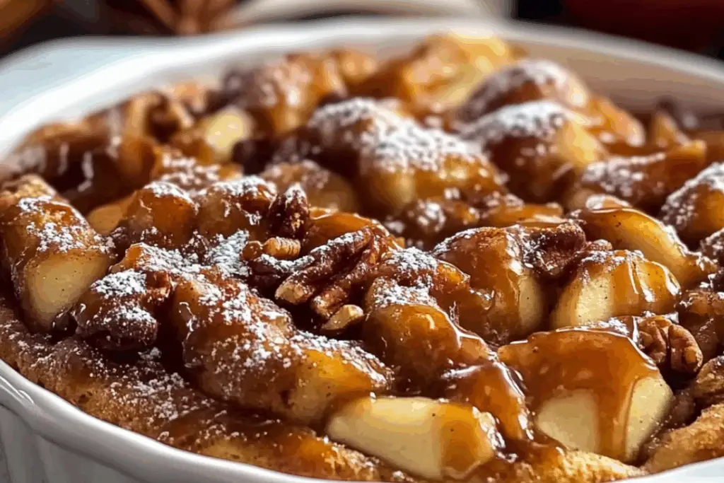 Caramel Apple Cinnamon Roll Dump Cake: The Ultimate Comfort Dessert