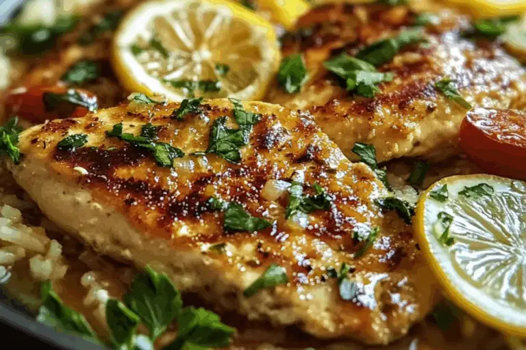 Zesty Lemon Romano Chicken Bake