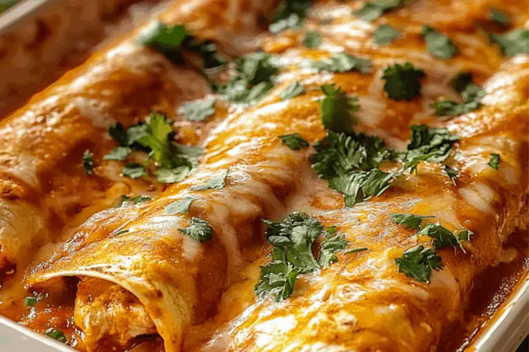 Homemade Easy Chicken Enchiladas