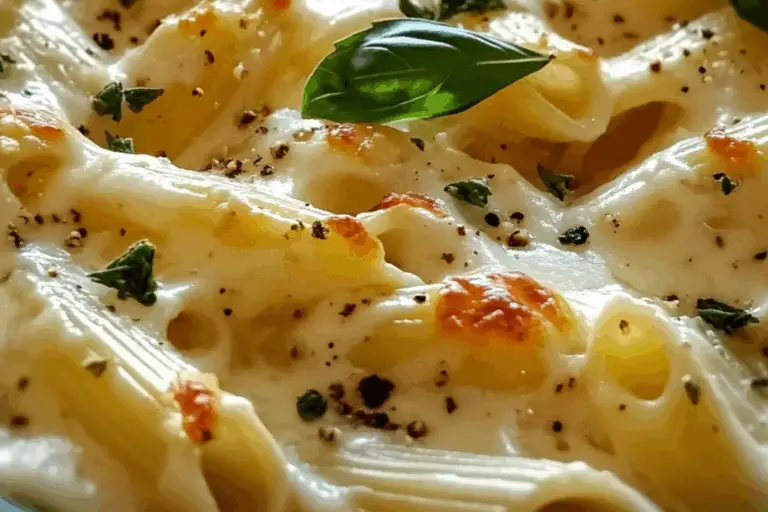 Creamy Harmony One-Pan Pasta Bake (White Cheddar & Mozzarella Magic)