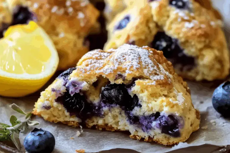 Lemon Blueberry Scones