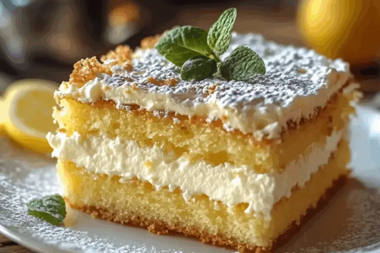 Limoncello Mascarpone Dream Cake