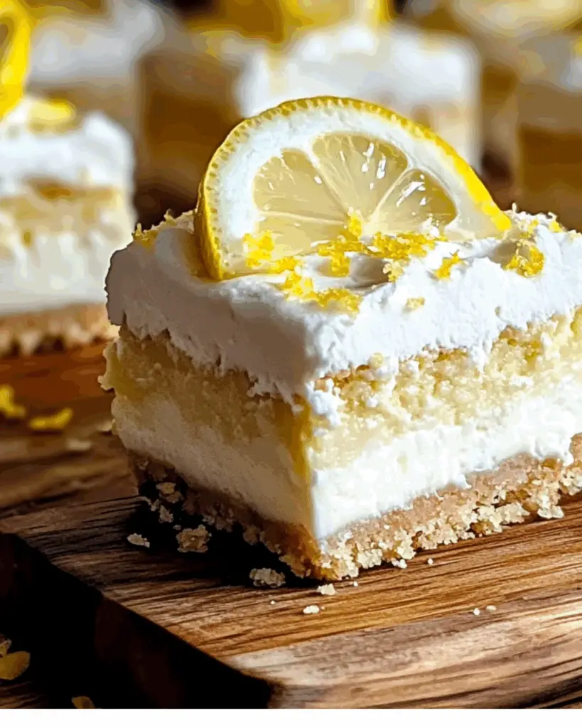 Lush Lemon Dream Bars (No-Bake Ricotta Cheesecake Treats)