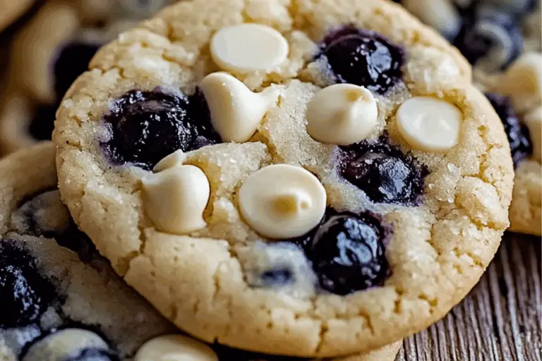 Lemon Blueberry White Chip Cookies