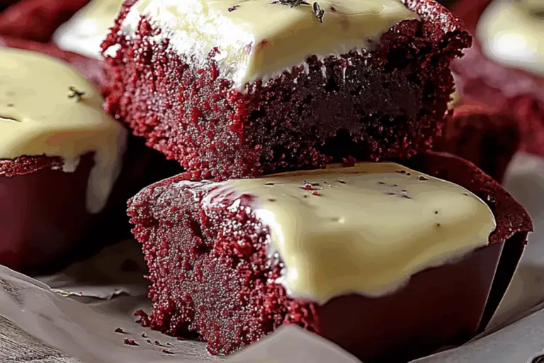Homemade Red Velvet Brownie Dippers with Cheesecake Dip
