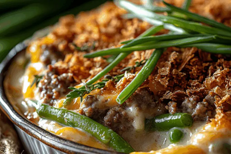 Hamburger Green Bean Casserole