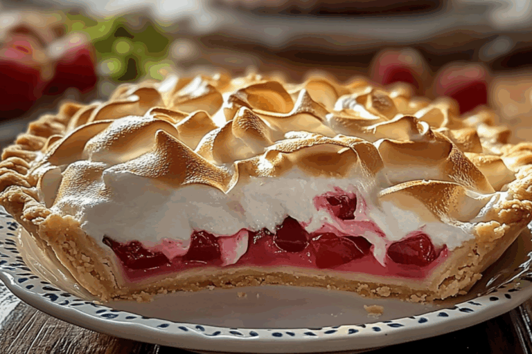 Rhubarb Meringue Pie