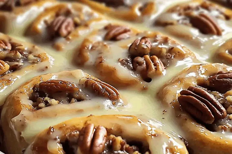 Apple Pecan Cinnamon Roll Bake