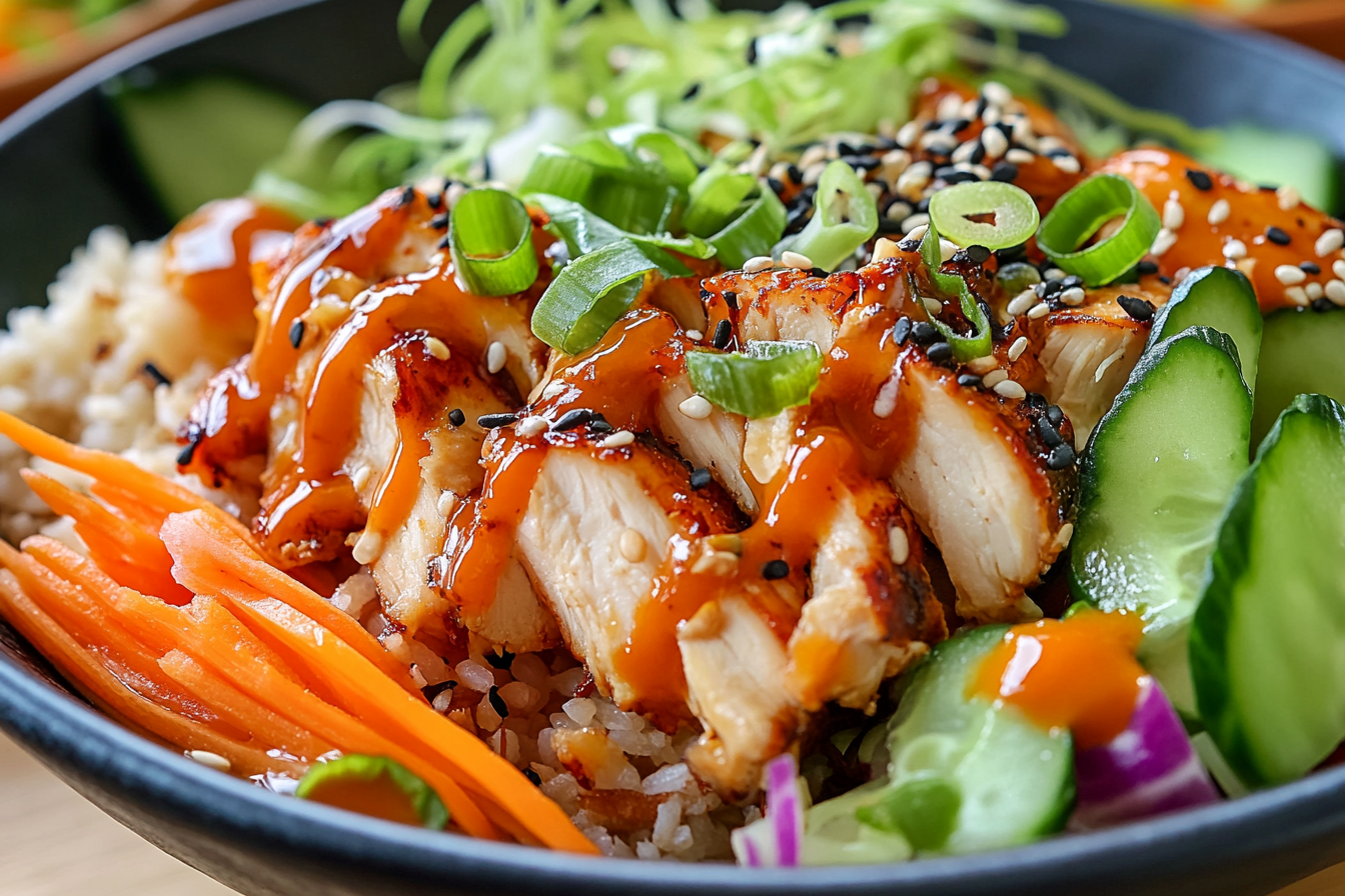 BANG BANG CHICKEN BOWLS
