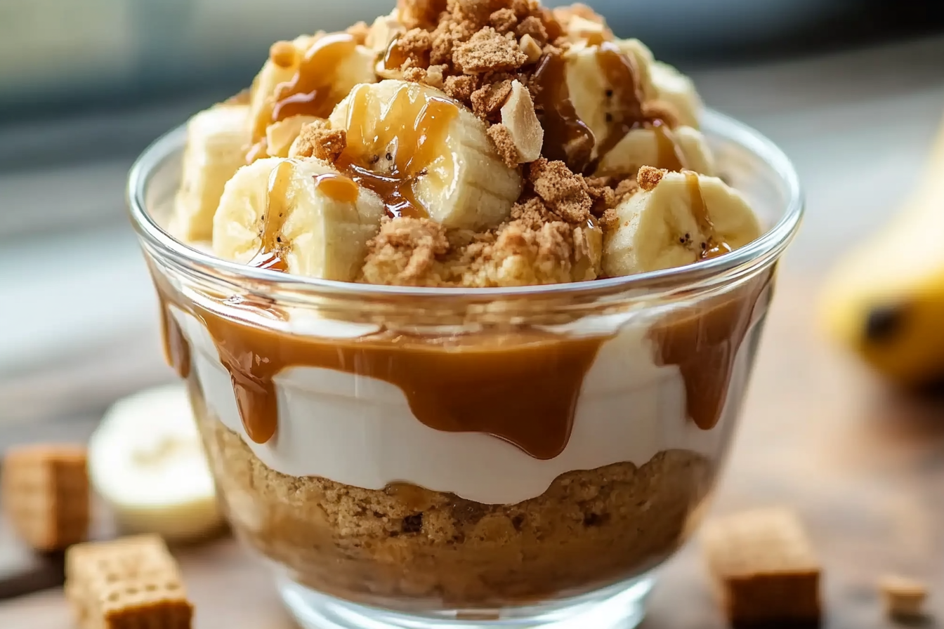 Biscoff Banana Pudding with Dulce de Leche
