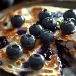 Blueberry Breakfast Quesadilla
