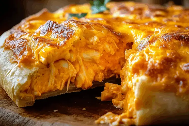 Buffalo Chicken Cheese Bake