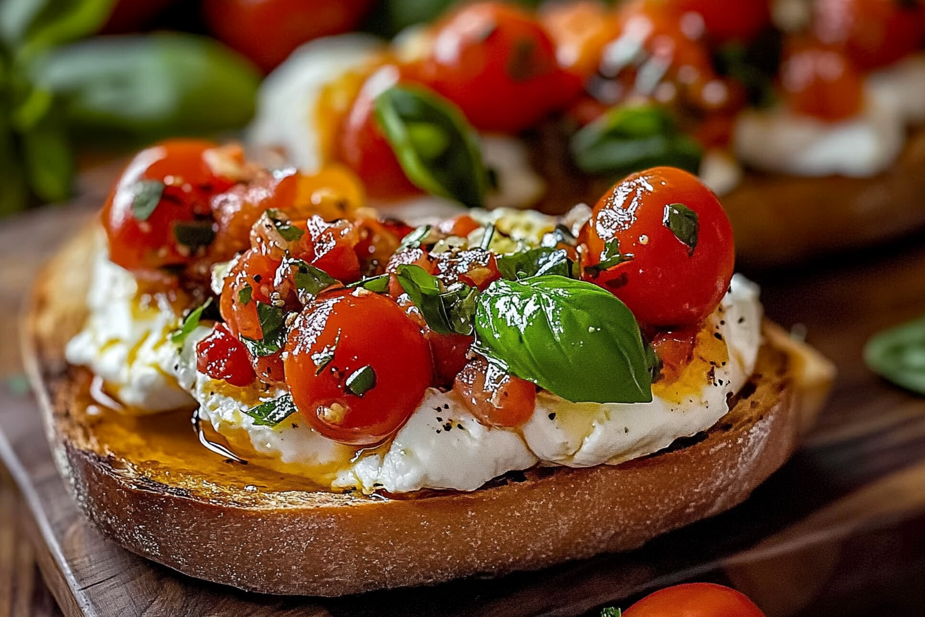 Burrata Bruschetta