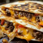 Cheeseburger Quesadilla