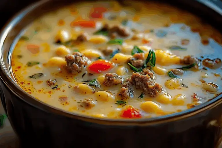 Cheeseburger Soup