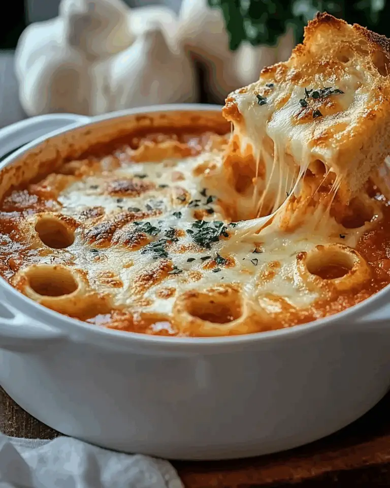 Cheesy Garlic Bread Lasagna Soup