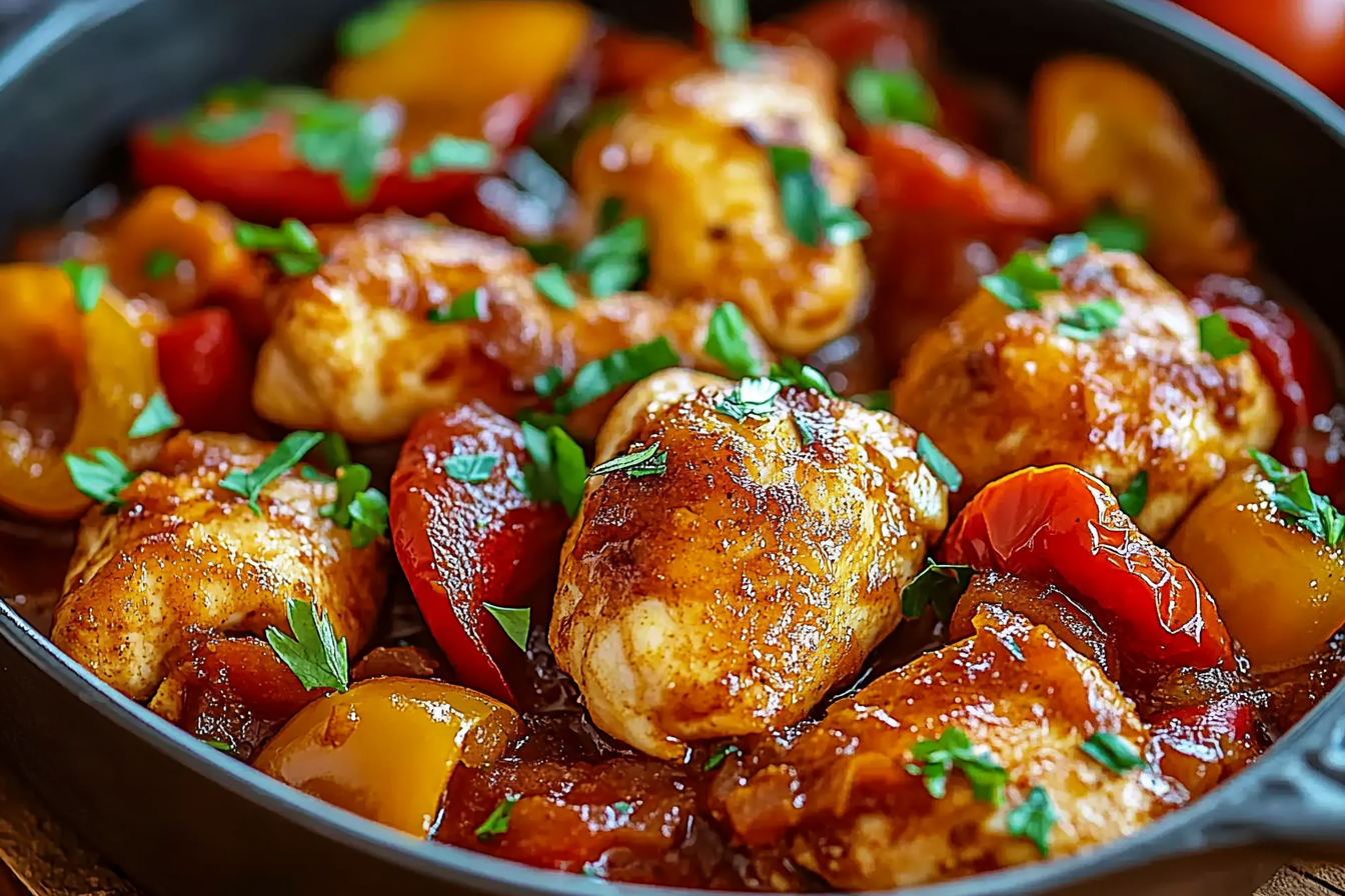 Chicken and Peppers Recipe