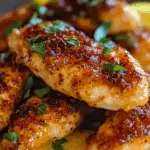 Chicken Tenders in a Cajun Lemon Butter Sauce