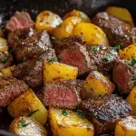 Cowboy Butter Steak & Potato Skillet