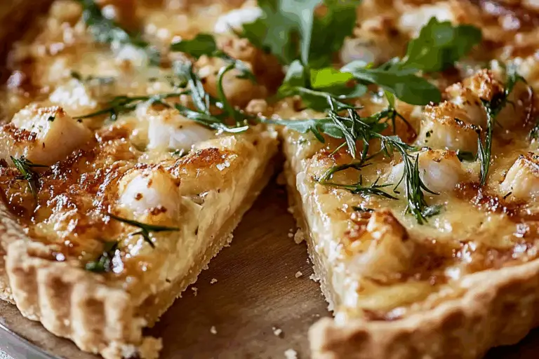 Crab and Tarragon Tart