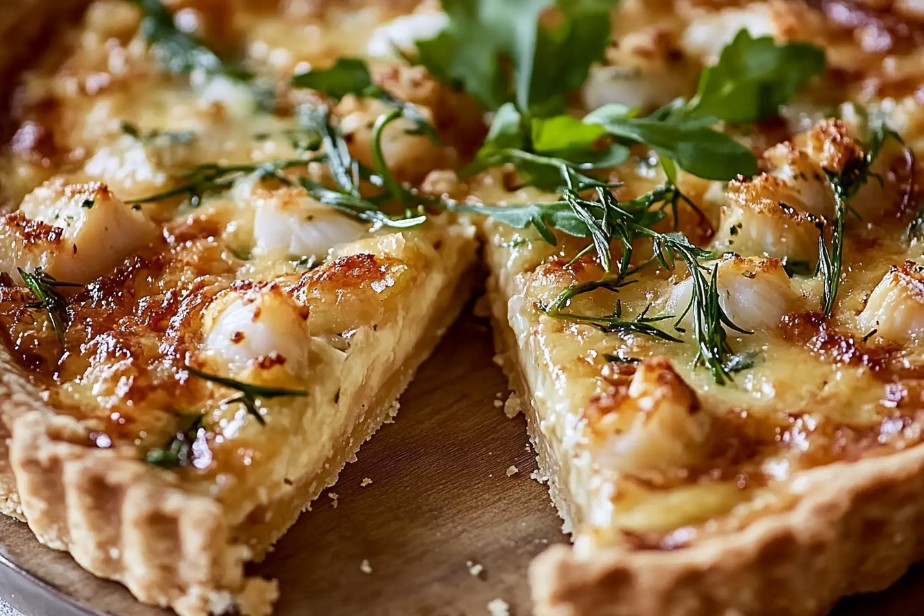 Crab and Tarragon Tart