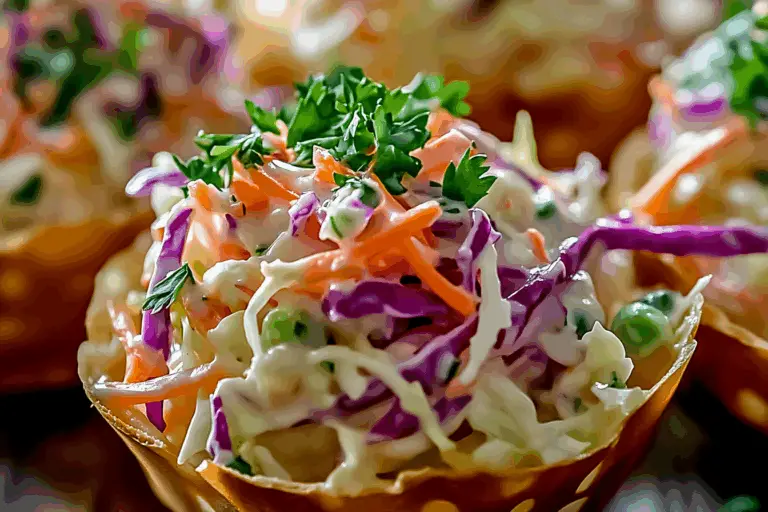 Creamy Ranch Slaw Cups