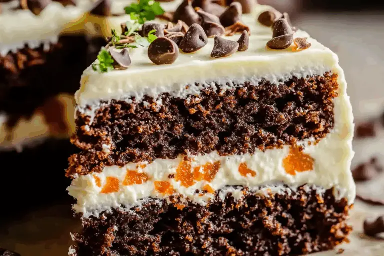 Easy Chocolate Carrot Cake with Cream Cheese Frosting