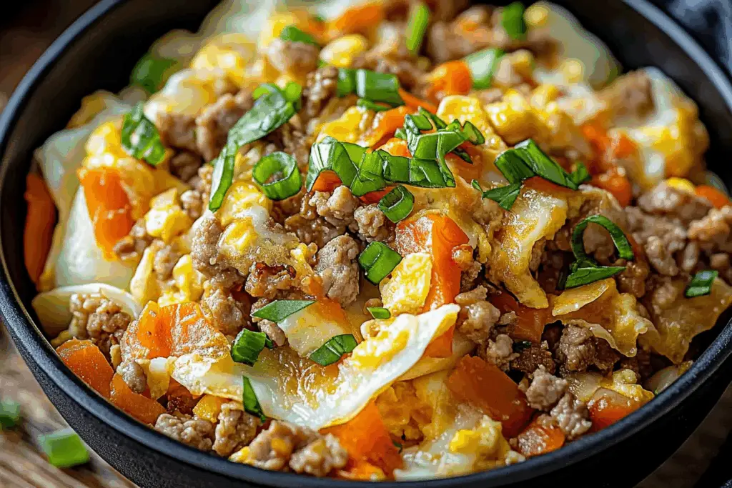 Egg Roll in a Bowl (One-Skillet, Keto)