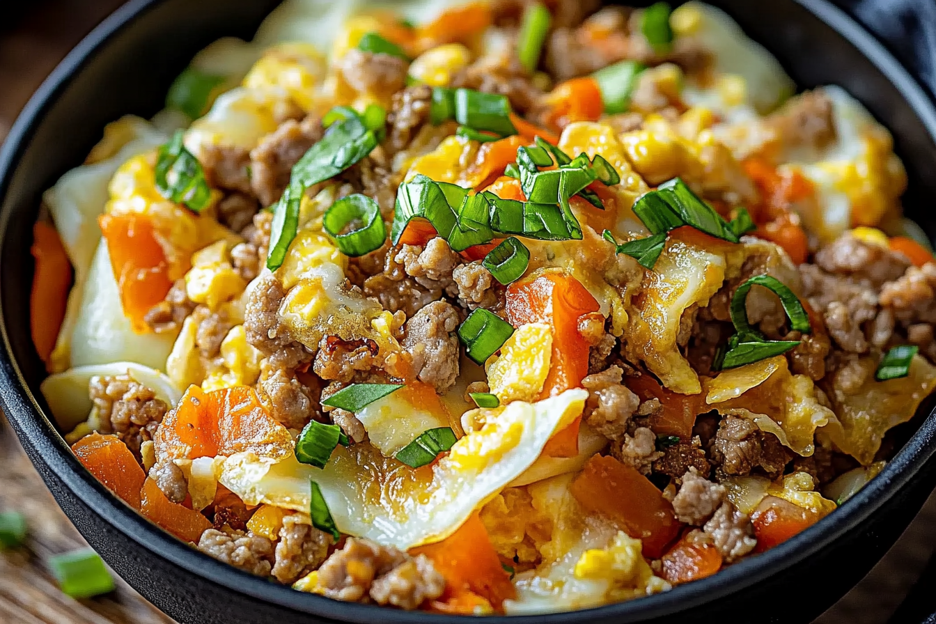 Egg Roll in a Bowl (One-Skillet, Keto)