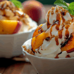 Grilled Peach Sundaes