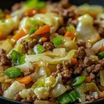 Healthy Chinese Ground Beef Cabbage