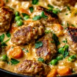 Healthy Creamy Chicken Sausage Skillet