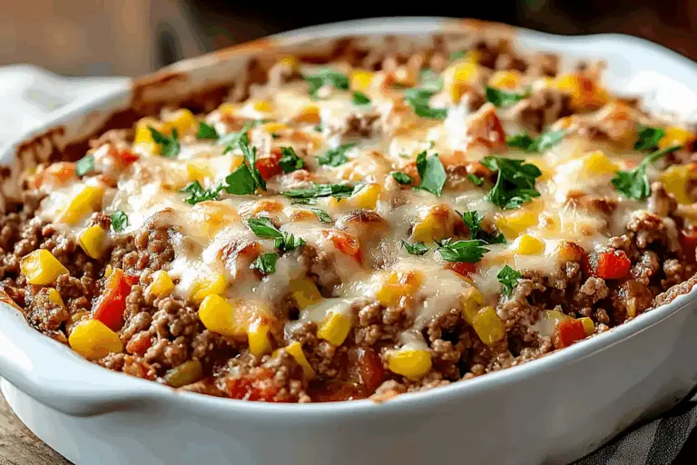 Homestyle Ground Beef Casserole