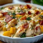 Keto Chicken Bacon Ranch Casserole