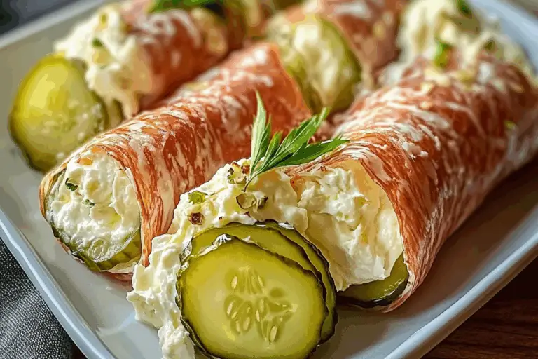 Lazy Cream Cheese Pickle Rolls