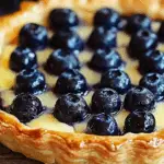 Lemon-Blueberry Puff Pastry Tart
