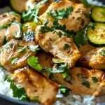 Lemongrass Chicken with Rice and Zucchini