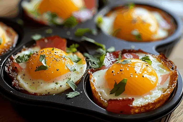 Muffin Tin Breakfast Eggs