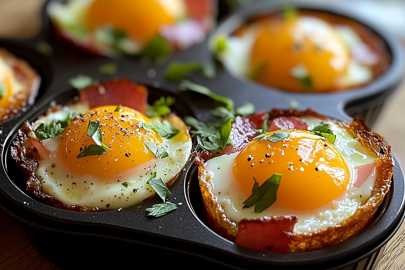 Muffin Tin Breakfast Eggs