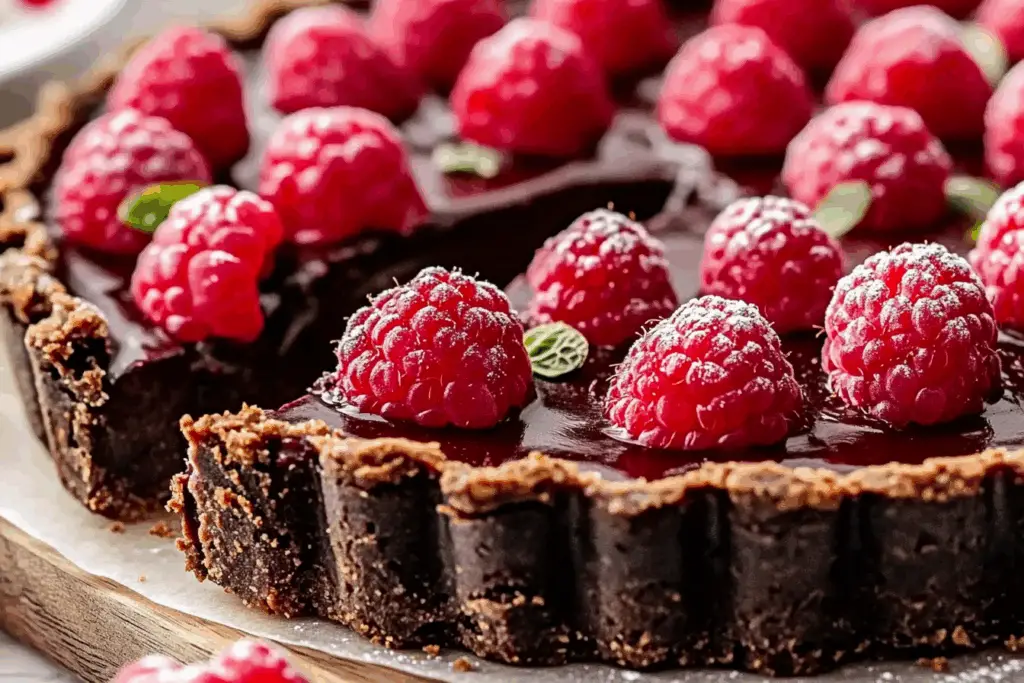 No-Bake Chocolate Raspberry Tar