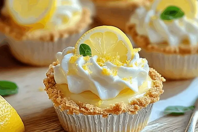 No-Bake Lemon Cream Cheese Pie Cups