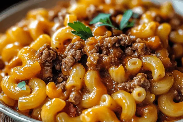 One Pot Beefaroni