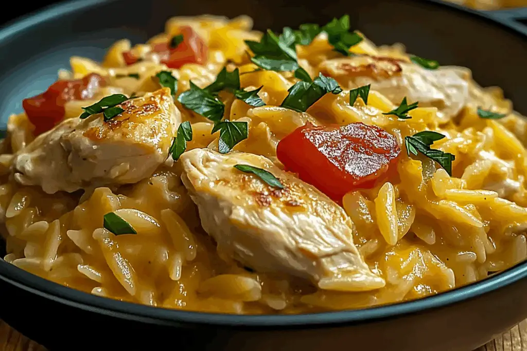 One Pot Marry Me Chicken Orzo