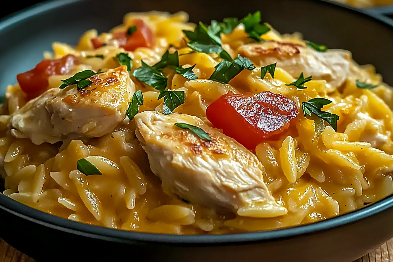 One Pot Marry Me Chicken Orzo