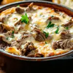 Pot Roast Beef Philly Cheese Steak Dip