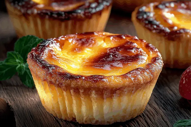 Queijadas (Portuguese Custard Cupcakes)