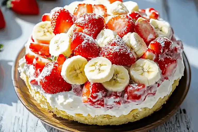 Strawberry Banana Cheesecake Salad