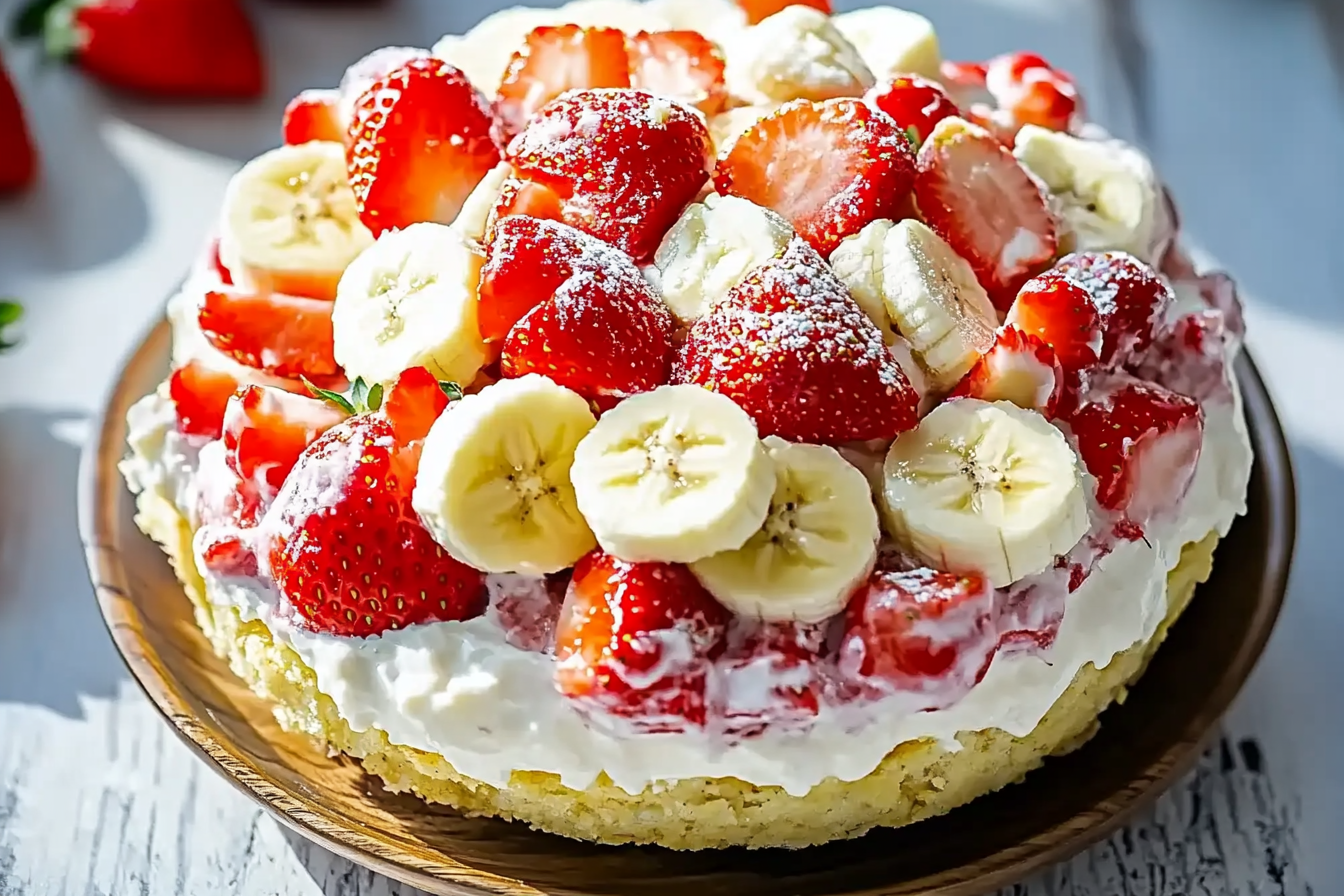 Strawberry Banana Cheesecake Salad