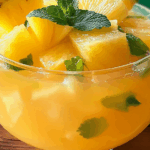 SUMMER TROPICAL PINEAPPLE LEMONADE PUNCH